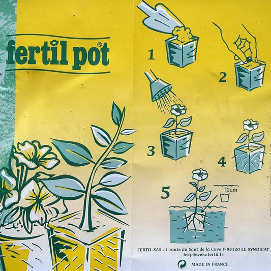 Mini-serre Avec 30 Alvéoles Biodégradables FERTILPOT