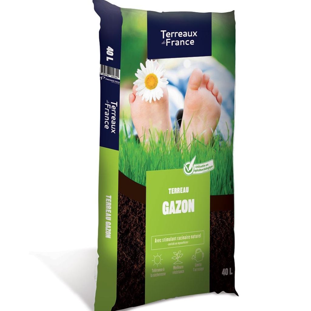 Terreau Pour Gazon En Sac De 50L