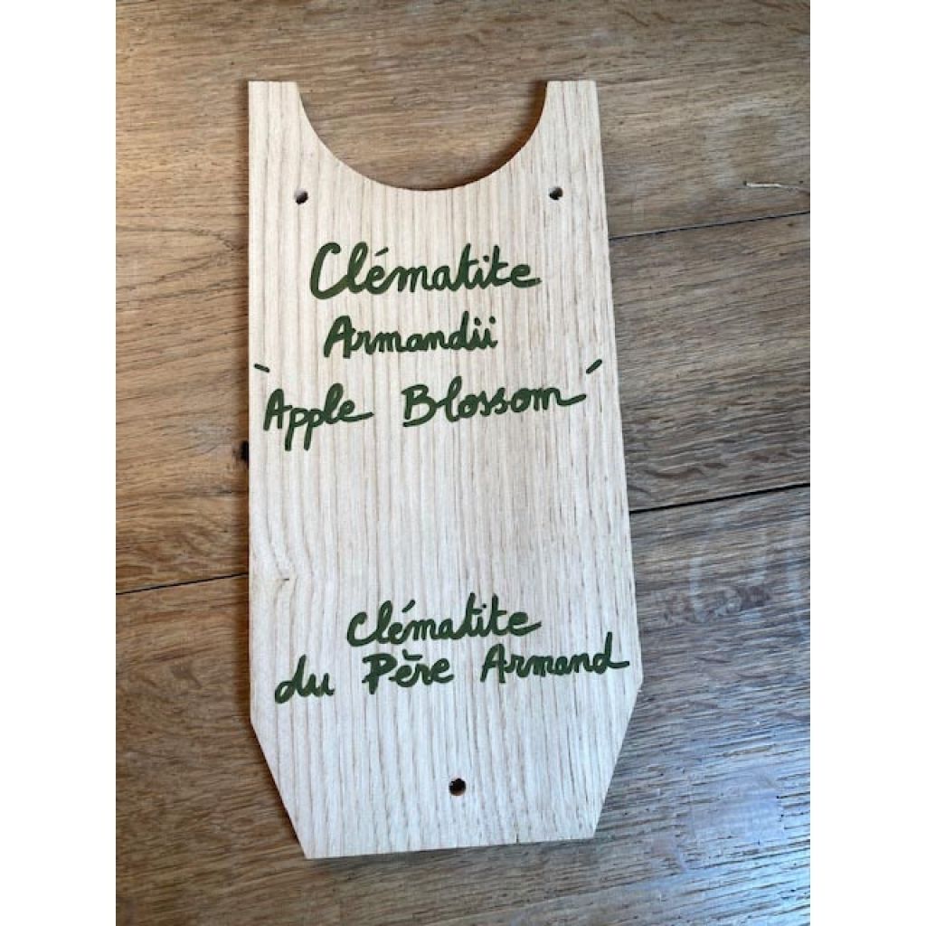 Tuile De Protection Pour Clématites En Châtaignier