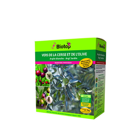  Argile Protectrice Contre Les Vers Et Mouches De La Cerise Et De L'olive Biotop