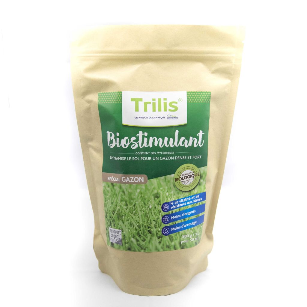  Biostimulant Trilis - Mycorhize Et Charbon Actif - Pour Gazon - Sac De 500 G