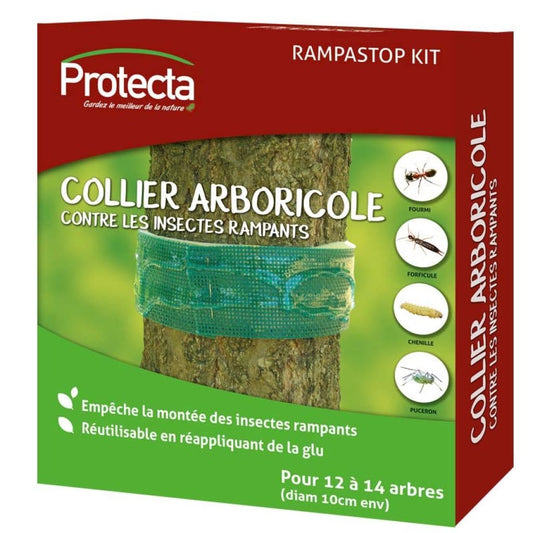  Collier Arboricole Rampastop Protecta - 2 Colliers De 2 M + 1 Tube De Glu