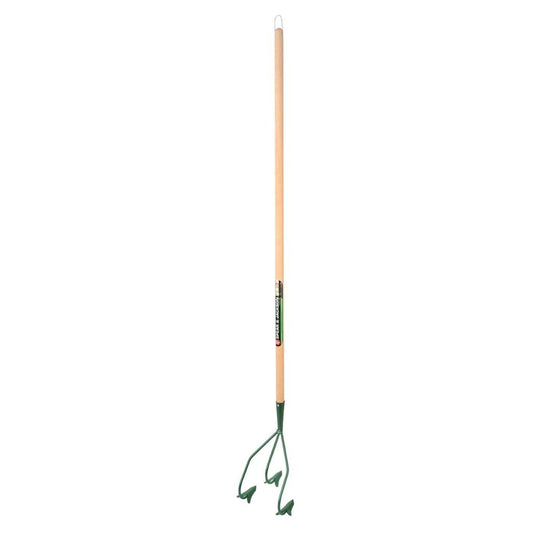  Cultivateur à Main 3 Dents Fixes Manche Bois Pomme Spear & Jackson