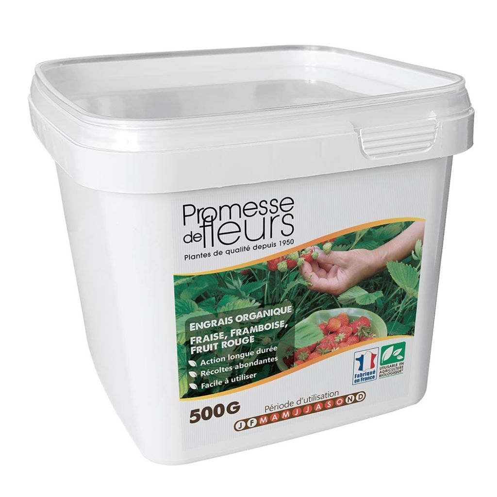  Engrais Promesse De Fleurs Pour Fraisiers Et Petits Fruits Boite De 500g