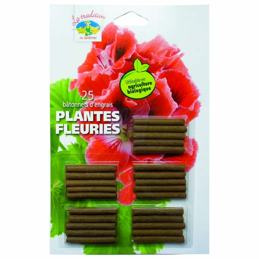  Engrais Bâtonnet Plantes Fleuries UAB En Blister De 25
