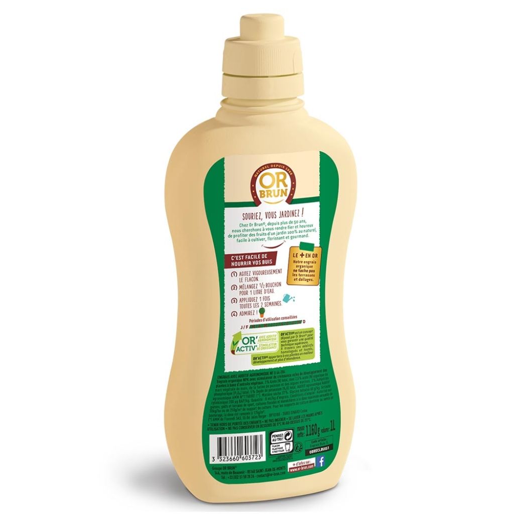  Engrais Liquide Buis Or Brun En Bidon De 1L