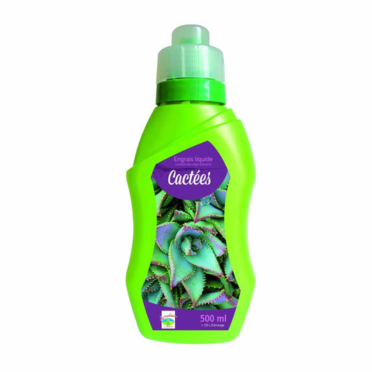  Engrais Liquide Cactées NPK 4-6-8 Avec Oligo-éléments Bidon De 0.5L