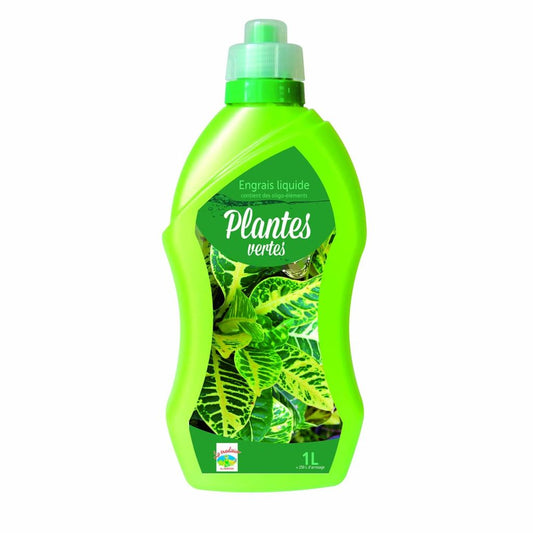  Engrais Liquide Plantes Vertes NPK 6-4-5 Avec Oligo-éléments Bidon De 1L