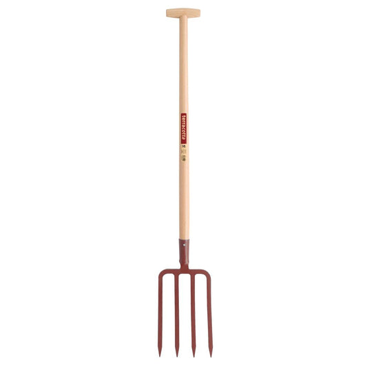  Fourche à Bêcher Terracotta Manche Bois Béquille Leborgne