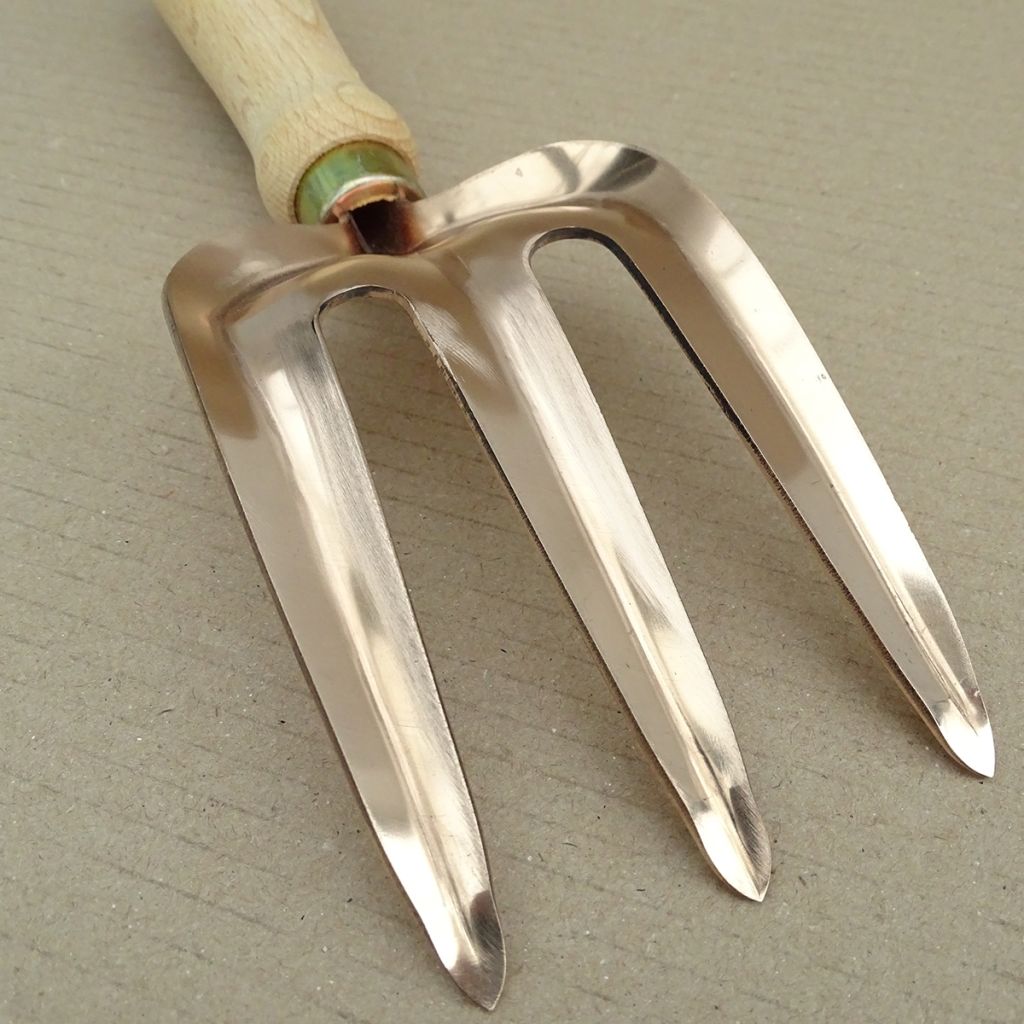  Fourche à Fleurs 3 Dents En Cuivre Modèle Vega Gamme PKS Bronze