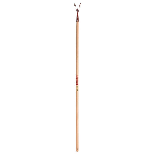  Griffe 3 Dents Terracotta Manche Bois Pomme Leborgne