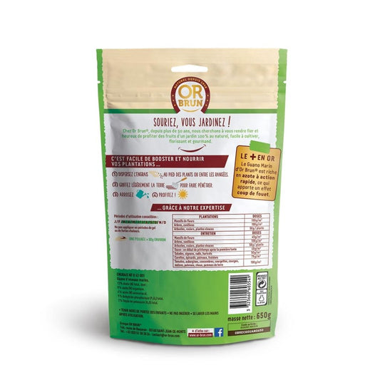  Guano Marin Or Brun En Sachet Refermable De 650g