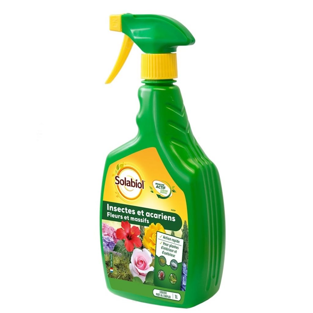  Insectes Et Acariens Solabiol Pulvérisateur De 750 Ml