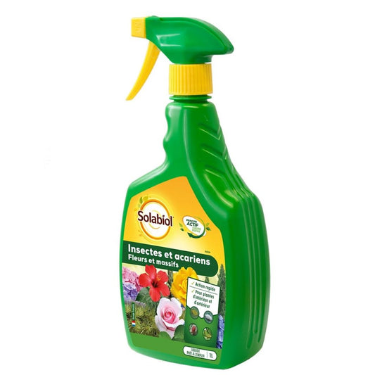  Insectes Et Acariens Solabiol Pulvérisateur De 750 Ml