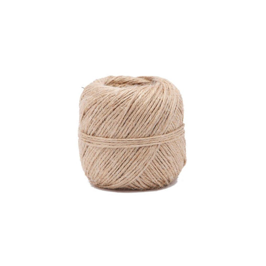  Ficelle En Jute La Cordeline - Pelote 100g Ø2mm ±75m S/Petite Coque - Coloris Naturel