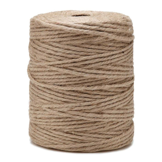 Ficelle En Jute La Cordeline - Roll 1Kg Ø3.5mm ± 200m Sous Film - Coloris Naturel