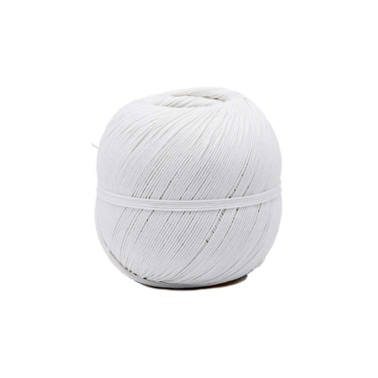  Ficelle De Lin Blanchi La Cordeline - Pelote 200g Ø1mm ±200m S/Grande Coque