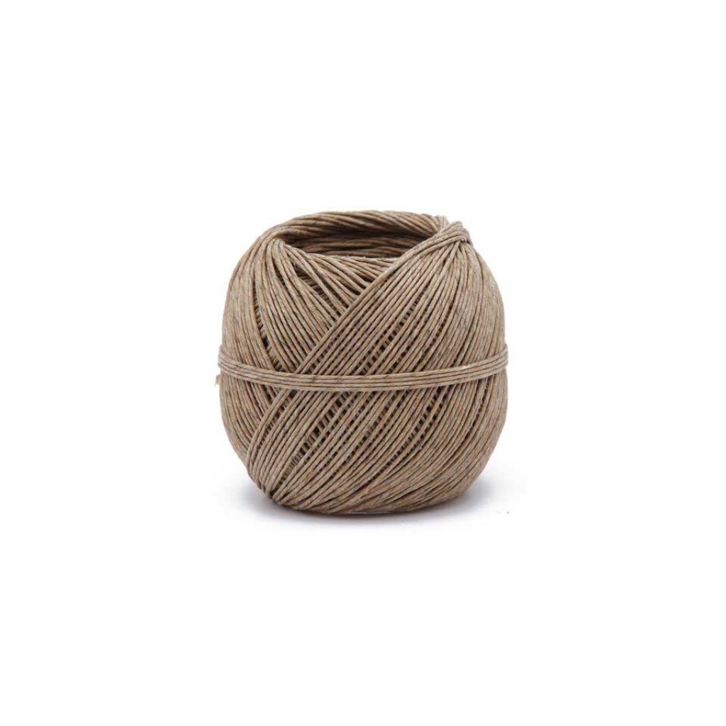  Ficelle En Lin Ecru Contact Alimentaire La Cordeline - Pelote 100g Ø1mm ±110m