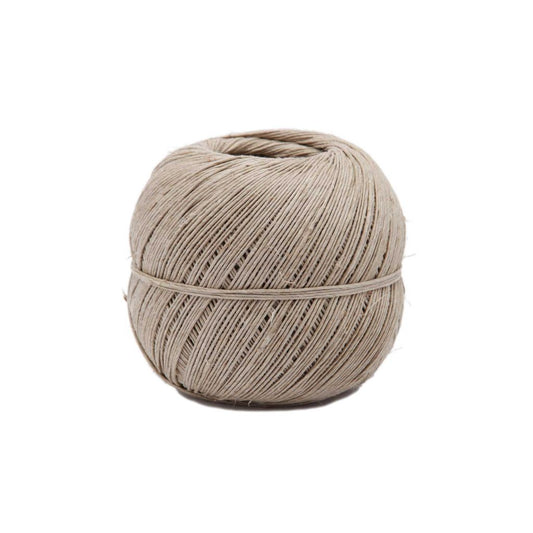  Ficelle En Lin Ecru La Cordeline - Pelote 200g Ø1.3 Mm ±125m S/Grande Coque