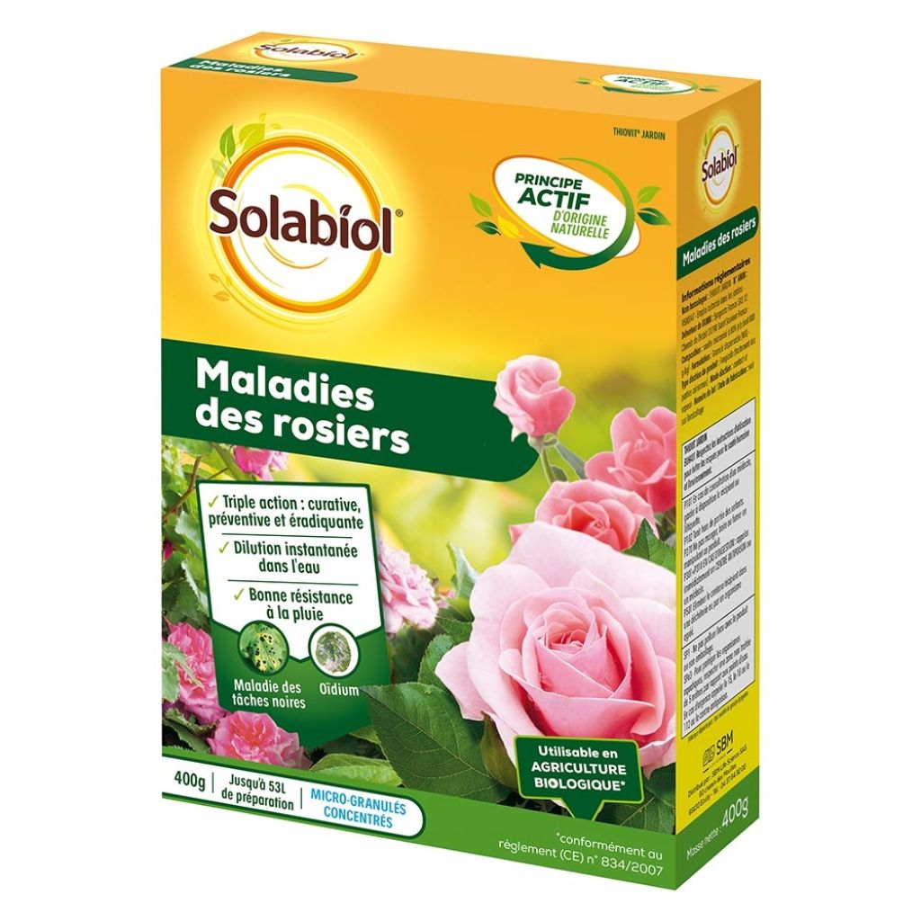 Maladies Des Rosiers Solabiol En Boîte De 400 G