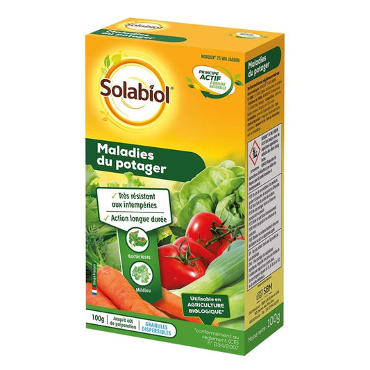  Maladies Du Potager Solabiol En Boîte De 100 G