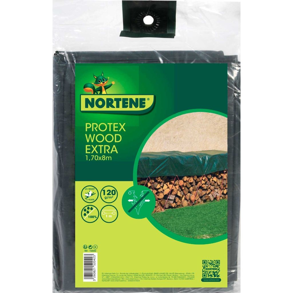 Bâche De Protection Bois Co-extrudée En LDPE 120g/m² 1.70 X 8 M PROTEX WOOD EXTRA