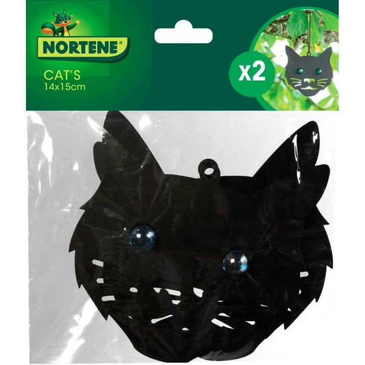  Affolant Tête De Chat En Métal à Suspendre - Sachet De 2