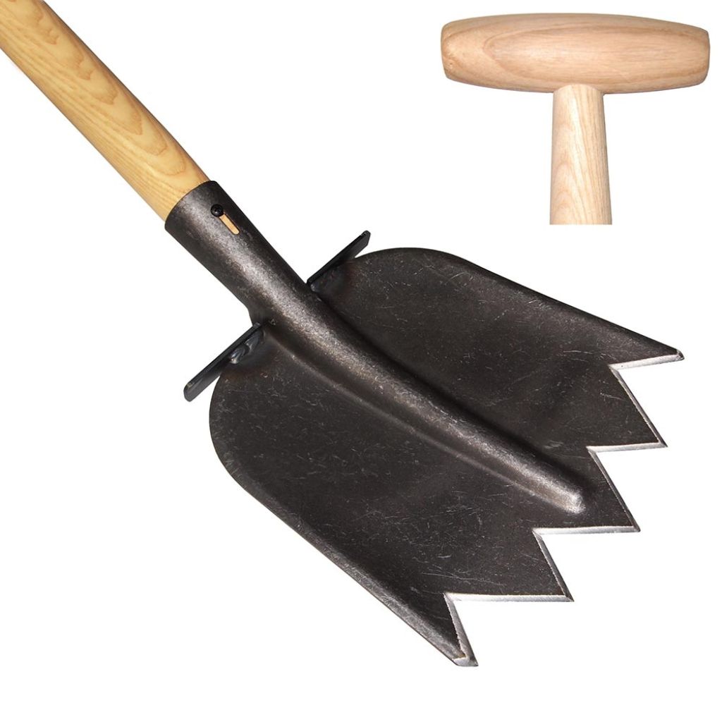  Pelle Affûtée à 5 Dents Traditionnelle Avec Marchepied De Pypere