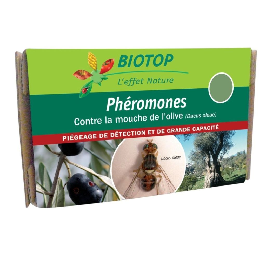  Phéromones Mouche De L’olive Dacus (Bactrocera) Oleae Biotop - 2 Capsules