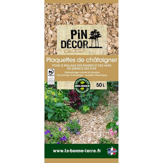  Plaquettes De Chataîgnier En Sac De 50L