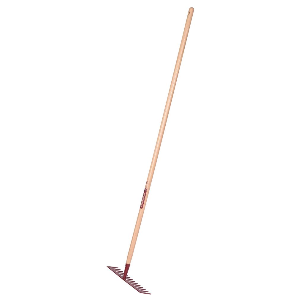  Râteau Forgé 14 Dents Droites Terracotta Manche Bois Pomme Leborgne