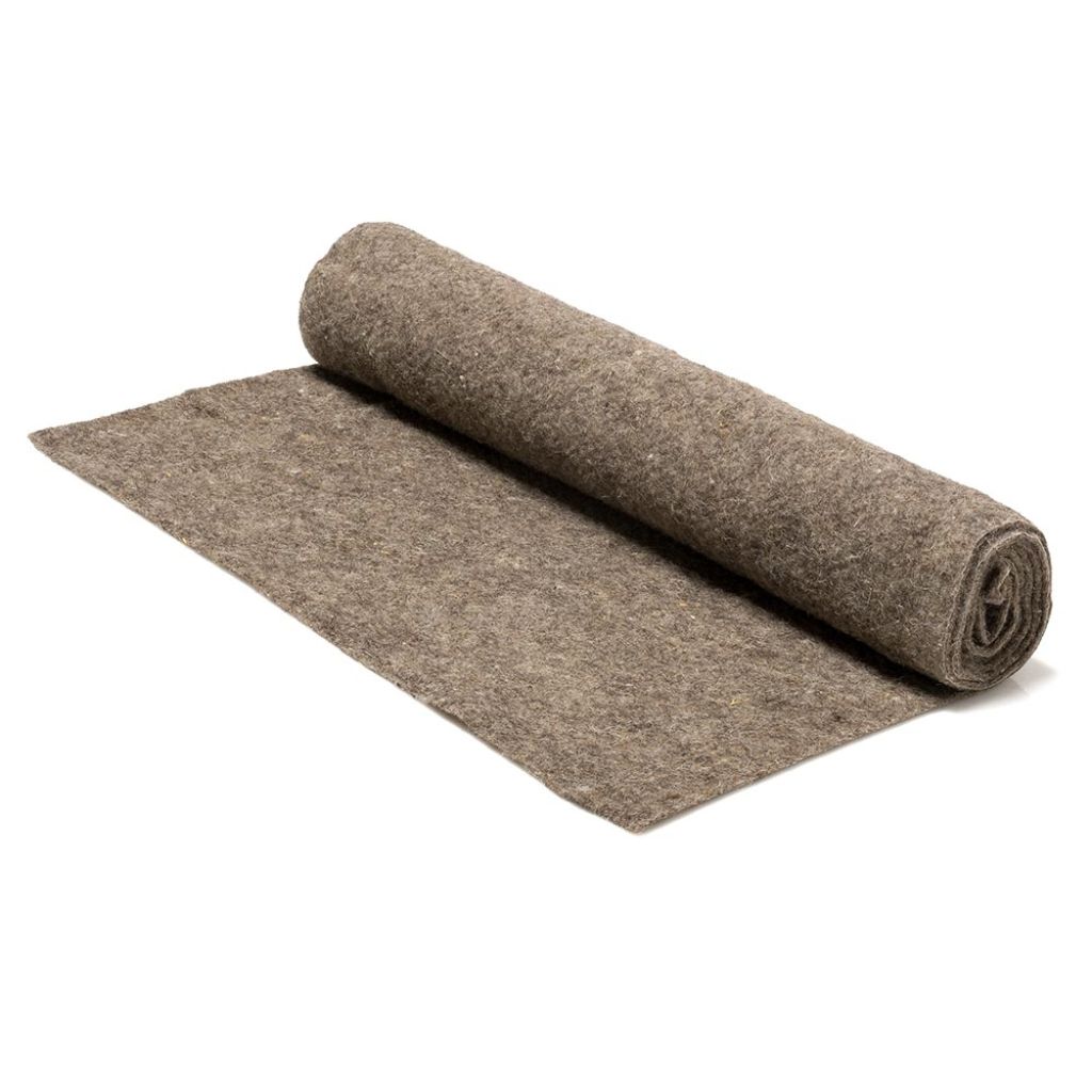  Rouleau De Paillage Biodégradable En Laine 600 G - 0,4 X 2 M