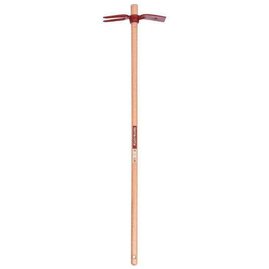  Serfouette Panne Et Fourche 26cm Terracotta Manche Bois Pomme Leborgne