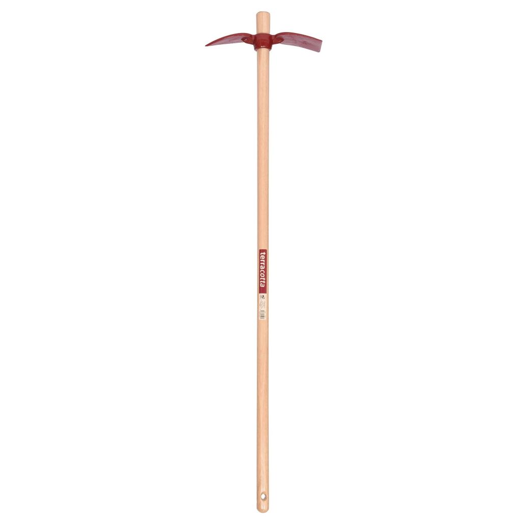  Serfouette Panne Et Langue 26cm Terracotta Manche En Bois Leborgne