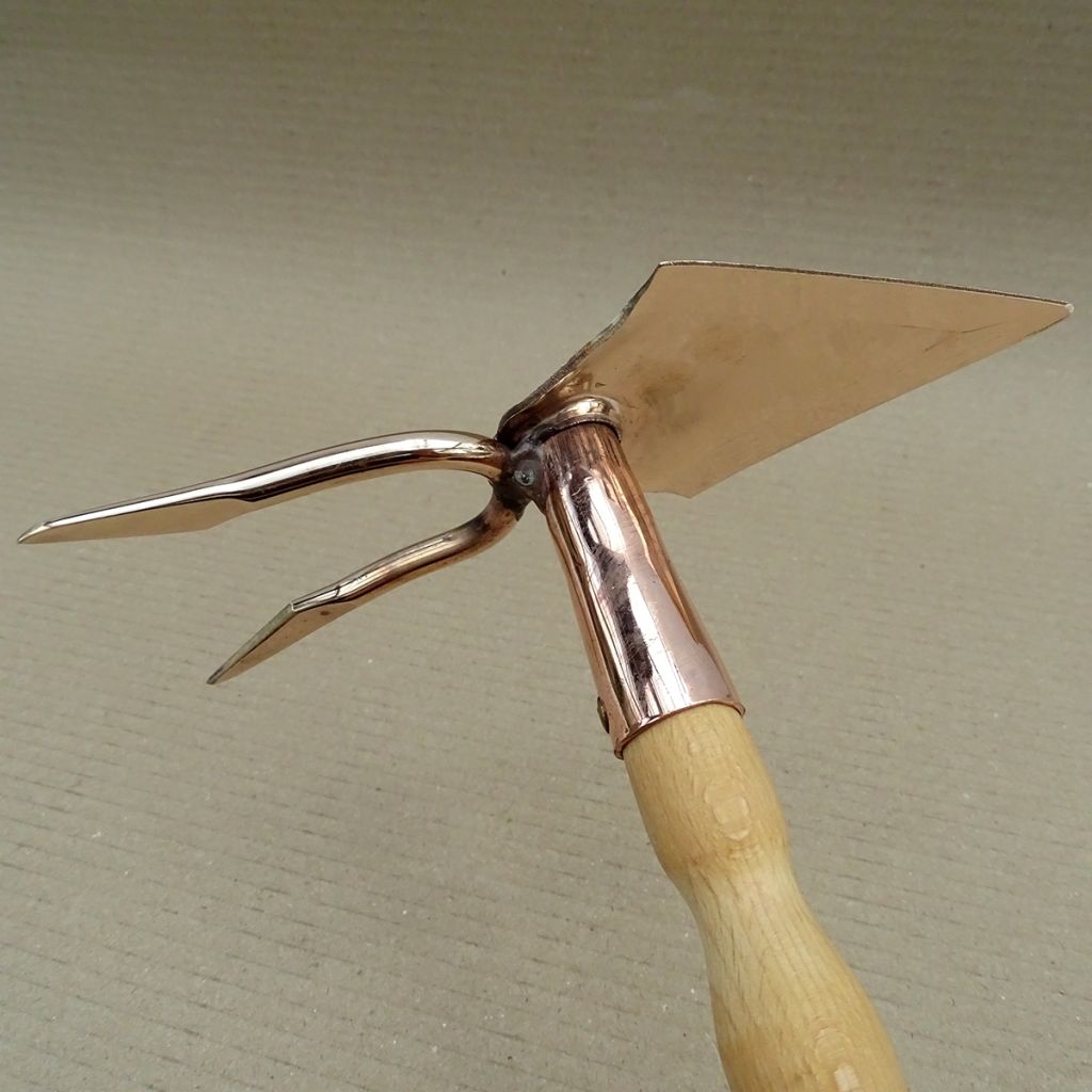  Serfouette à Main Panne Et Fourche En Cuivre Modèle Phoénix - Gamme PKS Bronze