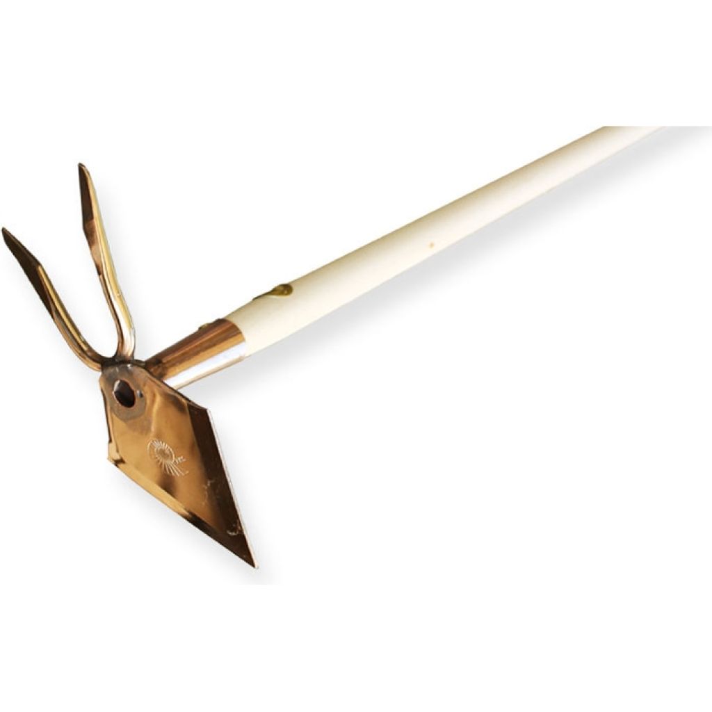  Serfouette Manche Long Panne Et Fourche En Cuivre Modèle Phoénix - Gamme PKS Bronze