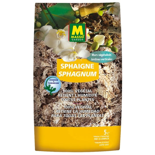  Sphaigne Masso Garden En Sac De 5 Litres