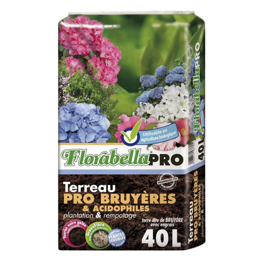  Terreau Klasmann Florabella Pro Bruyères Et Acidophiles UAB En Sac De 40 Litres