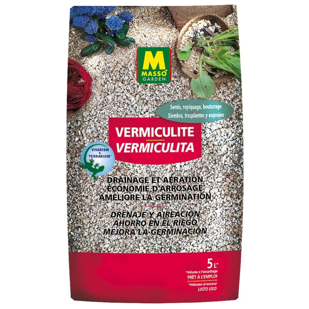  Vermiculite Masso Garden En Sac De 5 Litres