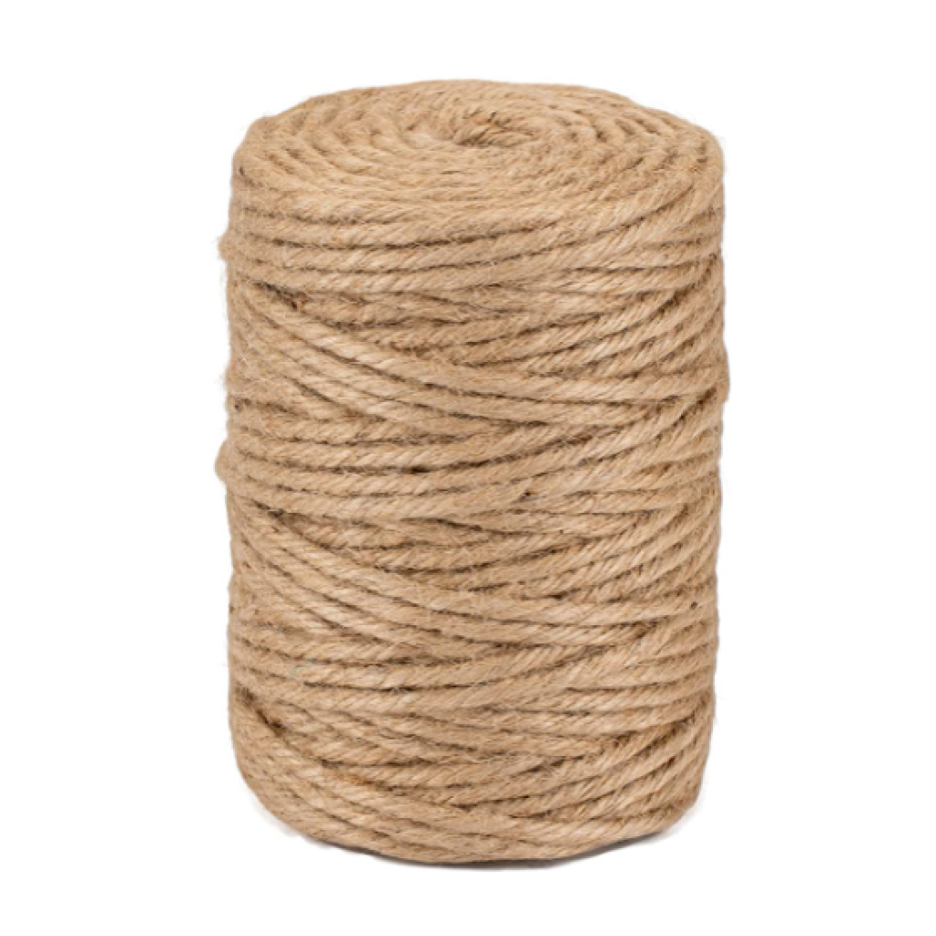  Ficelle En Jute La Cordeline - Roll 1Kg Ø5mm ± 100m Sous Film - Coloris Naturel