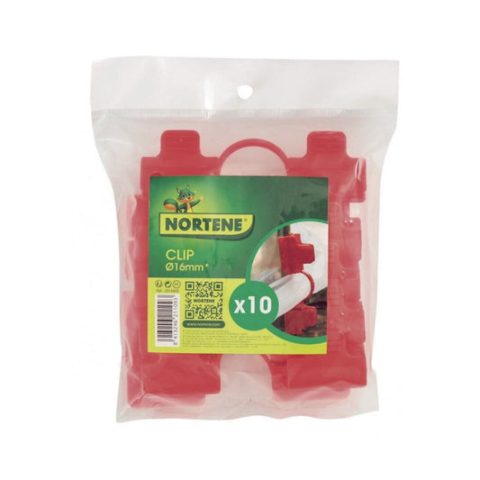  Clip Pour Les Tuteurs Tomates Arches De Diamètre 16 Mm Nortene Lot De 10