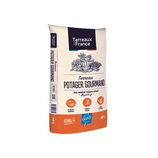  Terreau Professionnel Pour Potager Gourmand En Sac De 40L