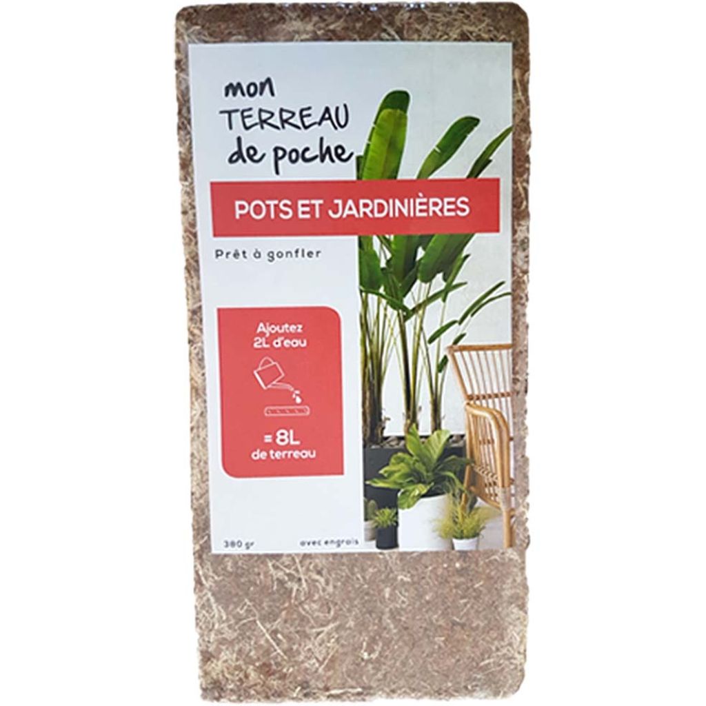  Terreau Ultra Léger Mon Terreau De Poche En Sac De 380 Grammes Pour 8 Litres